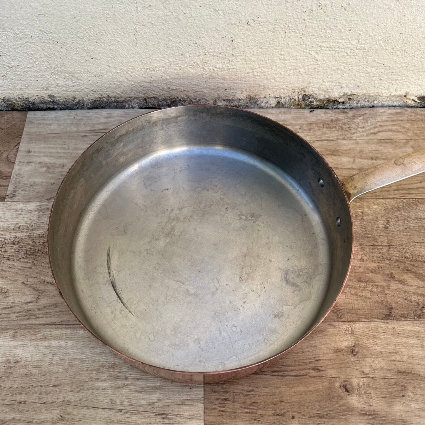 Sauteuse Frying pan culinair French COPPER lining Tournus made in france 2510236 - Fleamarketfrance