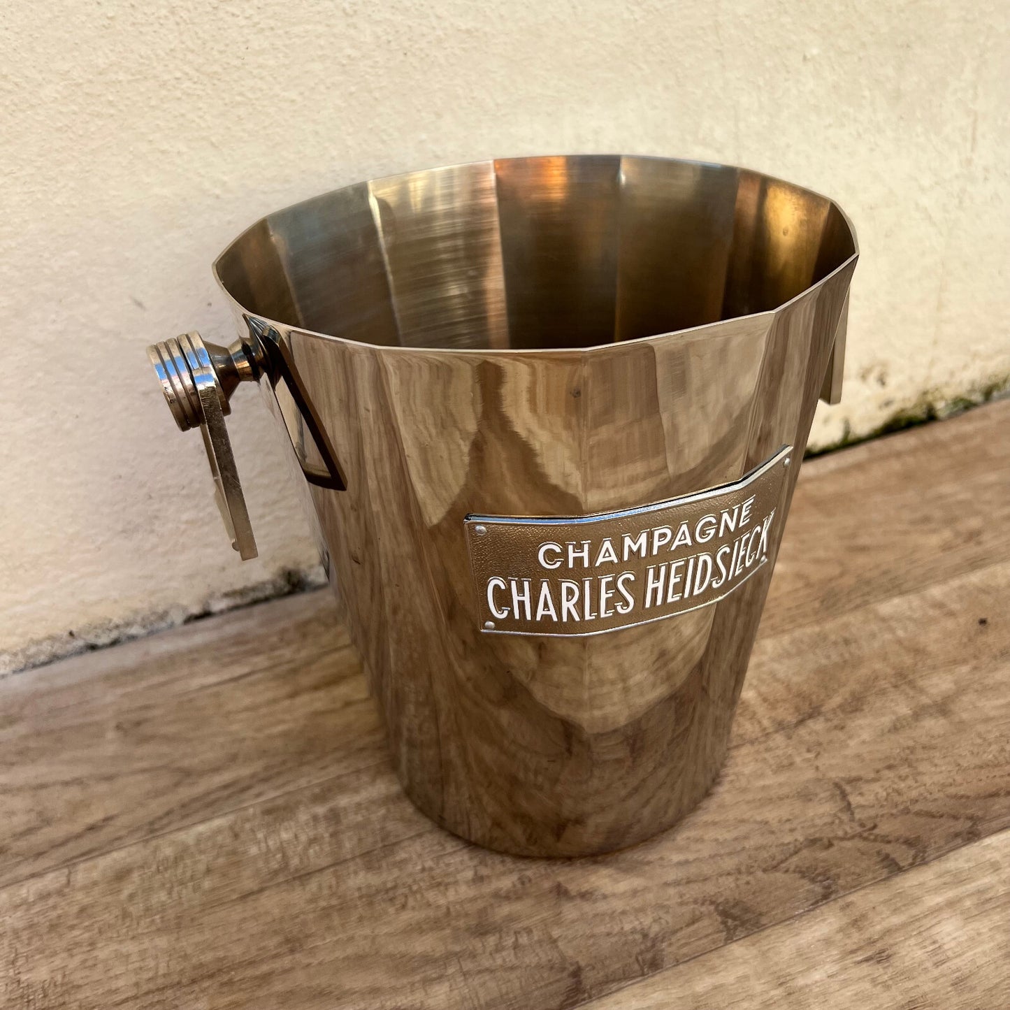 Vintage Champagne Bucket Charles Heidsieck French Silverplate Cooler 2411247 Charles Heidsieck