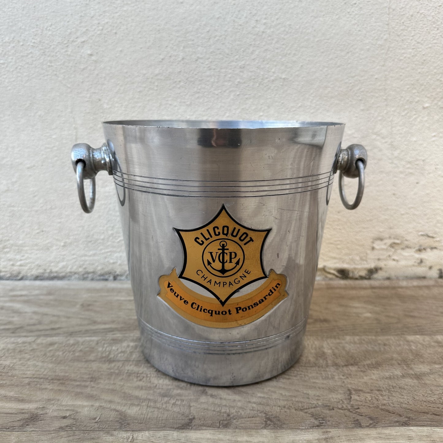 Vintage French Veuve Clicquot Champagne Bucket Aluminum Ice Cooler 0509249 Veuve Clicquot