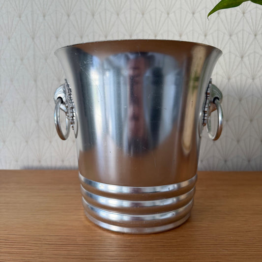 Vintage French Champagne Bucket Silver Grapes ARGIT Wine Cooler 0912256 ARGIT
