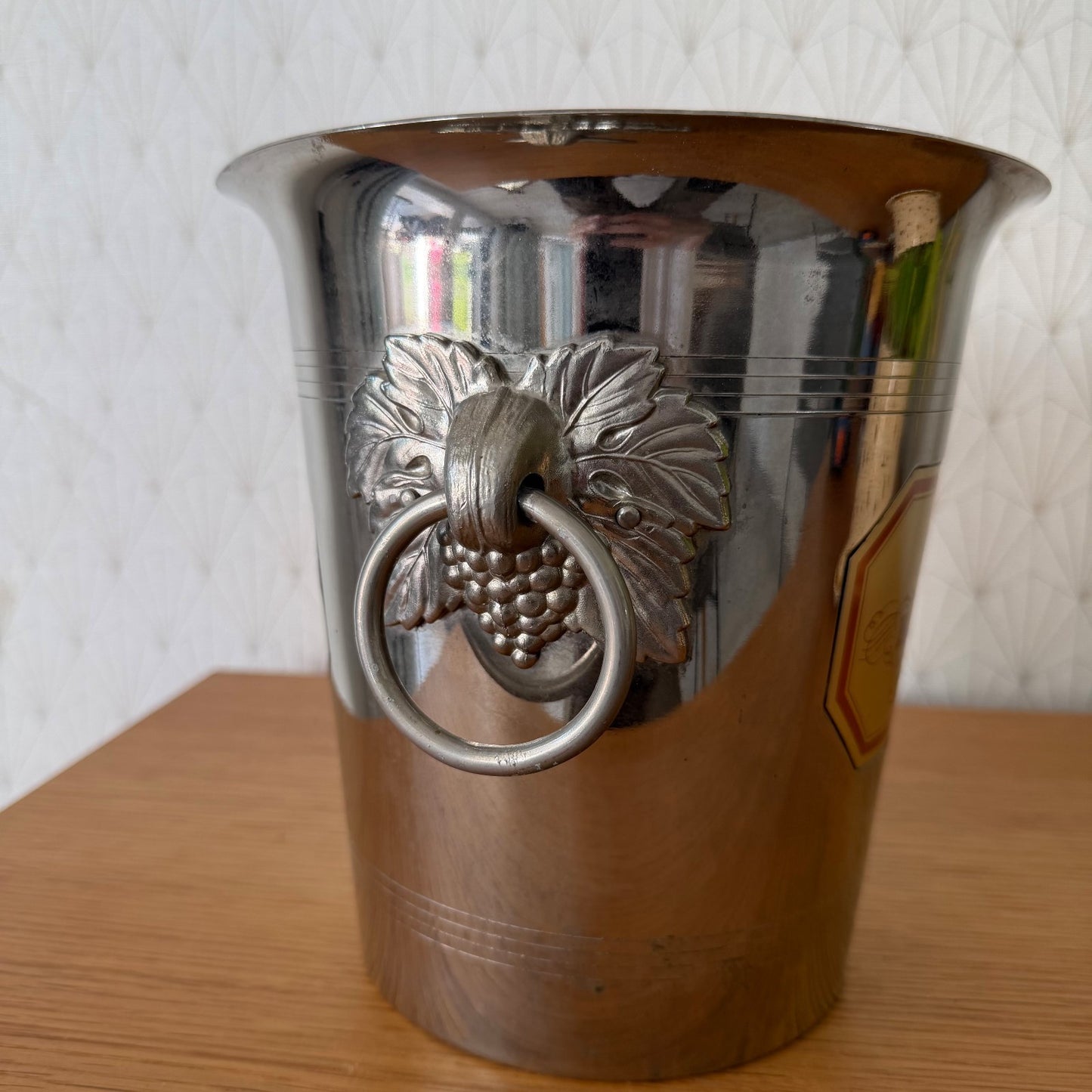 French Chrome Krug Champagne Ice Bucket Vintage Wine Cooler 27062619 Unbranded