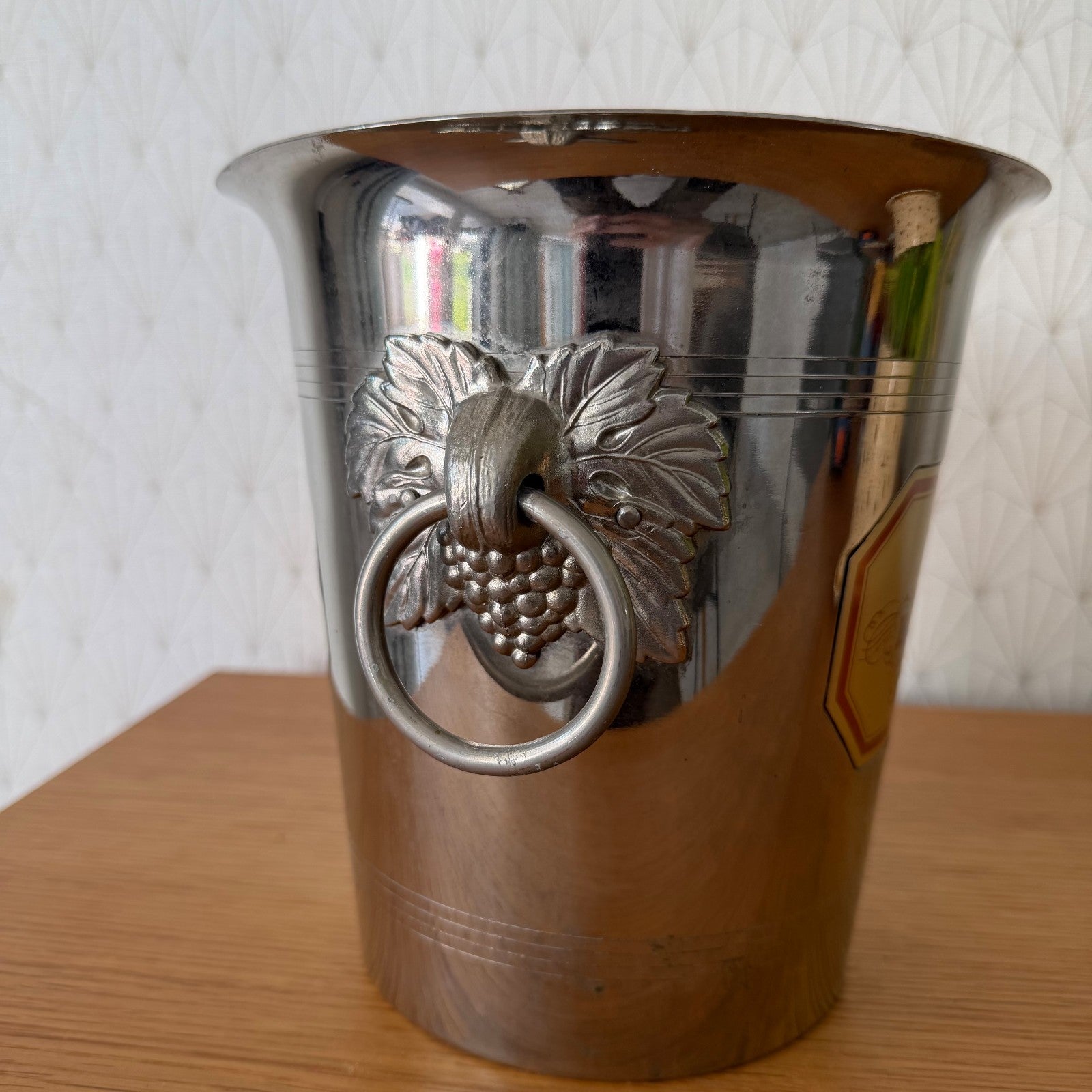 French Chrome Krug Champagne Ice Bucket Vintage Wine Cooler 27062619 Unbranded