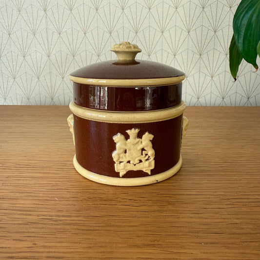 Vintage FRENCH SARREGUEMINES  foie gras TERRINE 0112244 - Fleamarketfrance