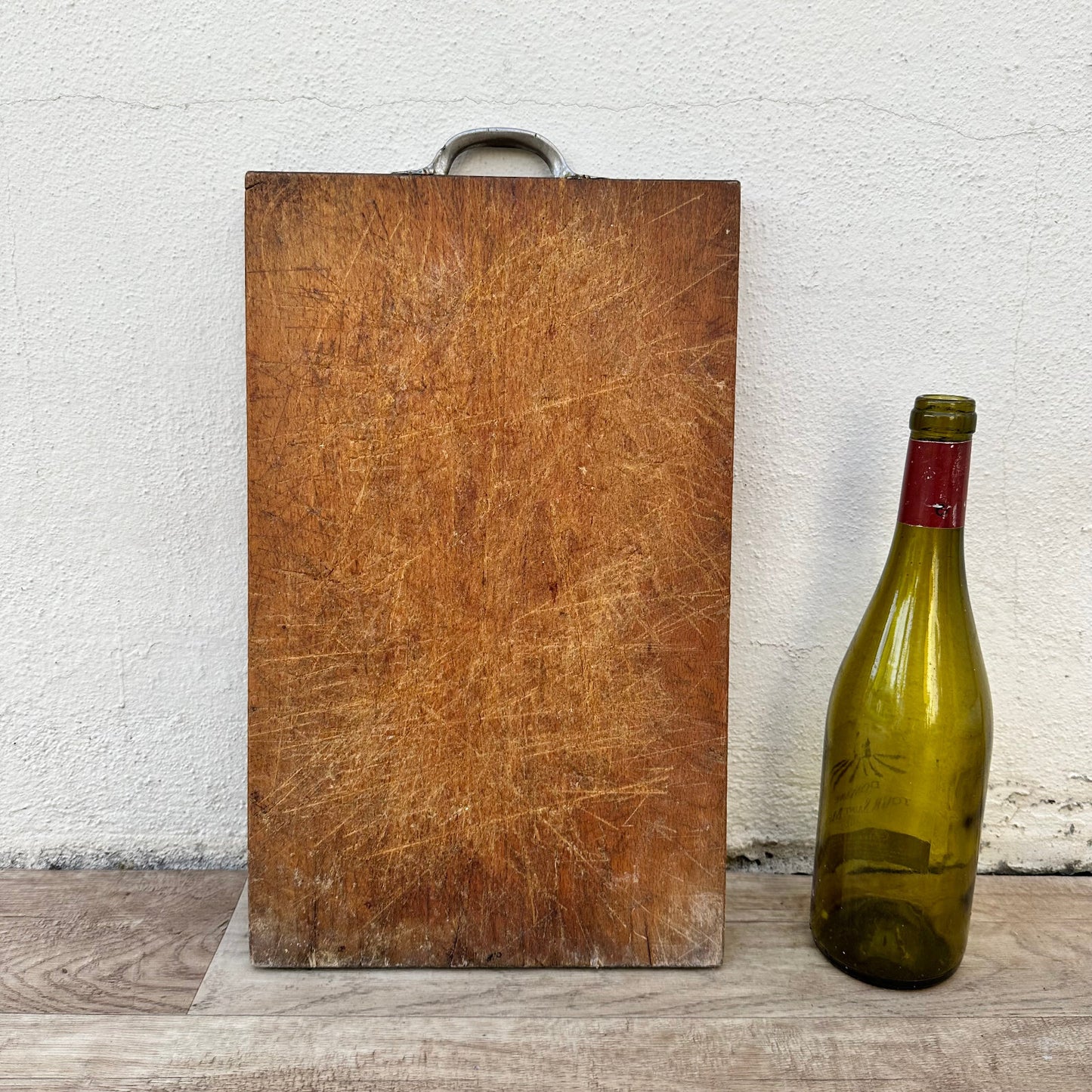 VINTAGE FRENCH BREAD OR CHOPPING CUTTING BOARD WOOD 27112321 Antique