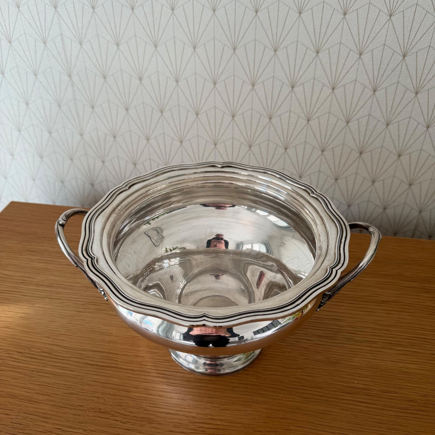 French Silver Plated Tureen Bowl Vintage Silverplate Serving Dish 13012618 Unbranded
