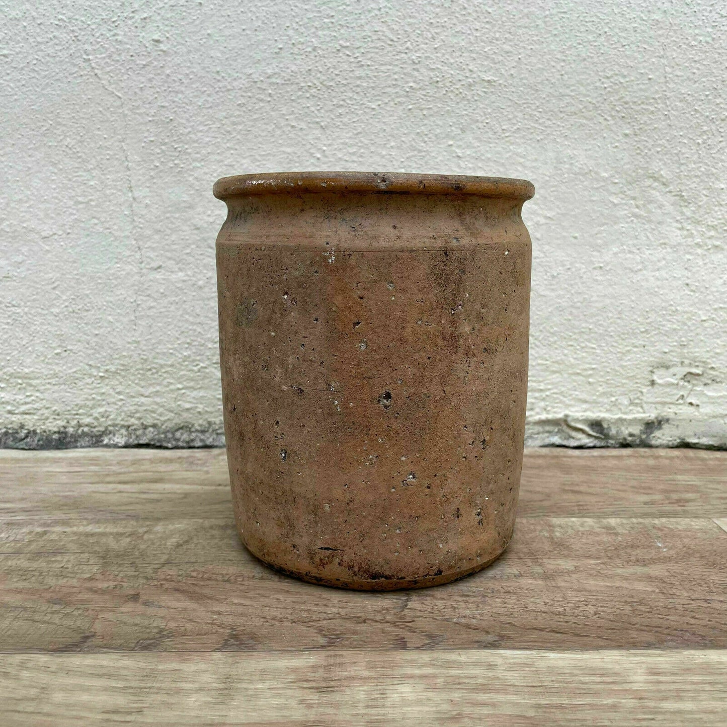 HANDMADE GLAZED TERRA COTTA ANTIQUE FRENCH CONFIT POT 1310228 - Fleamarketfrance