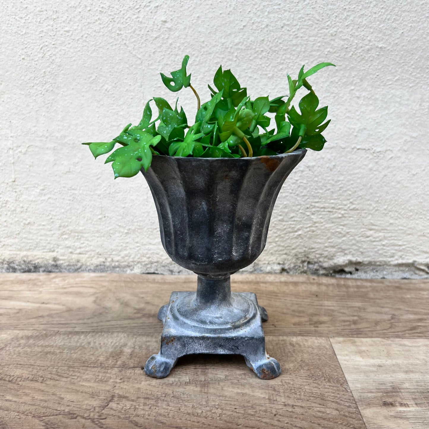 French Cast Iron Garden Urn Vintage Decorative Planter Pot 20082218 Fleamarketfrance