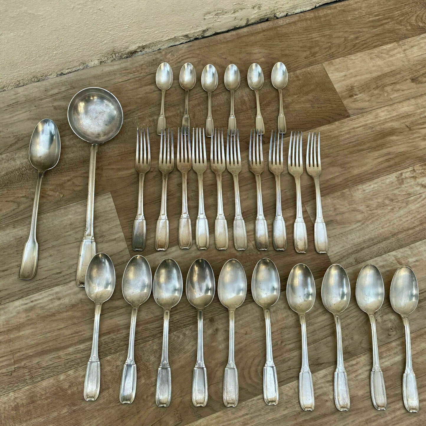 Flatware set Silver Plate from France 84 grams 0406202 - Fleamarketfrance