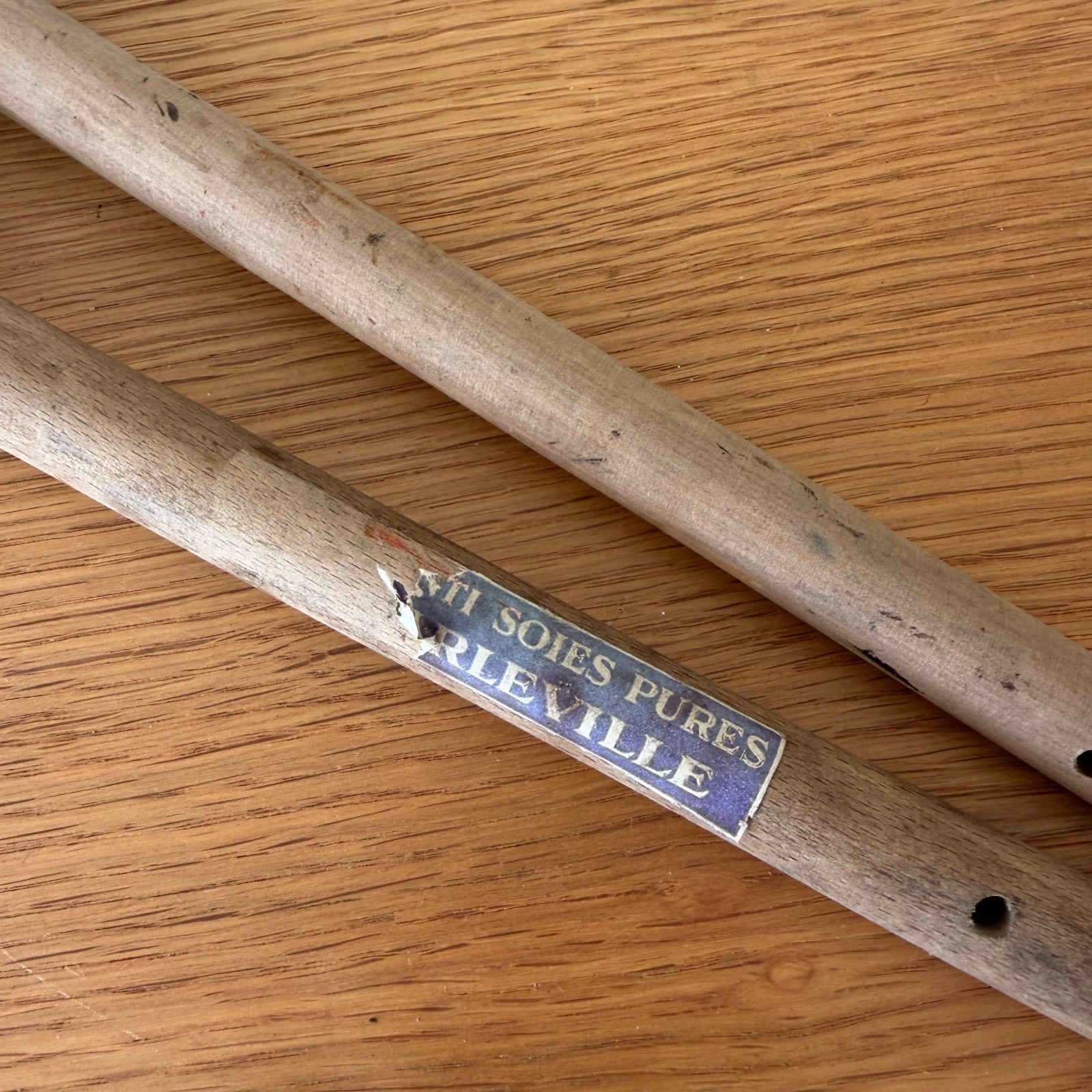 French Vintage Paint Brushes Wood Handles Copper Ferrules Decor 1912254 Fleamarketfrance : French vintage and antique decor