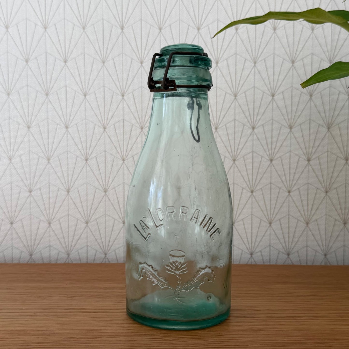 French Preserve Jar La Lorraine Vintage Glass Wire Bail Closure 1305268 Fleamarketfrance