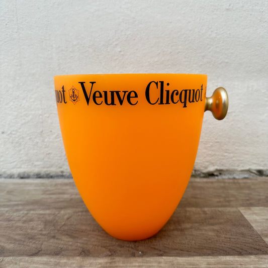 Vintage Veuve Clicquot Ice Bucket Orange Acrylic Champagne Cooler 1502234 Fleamarketfrance