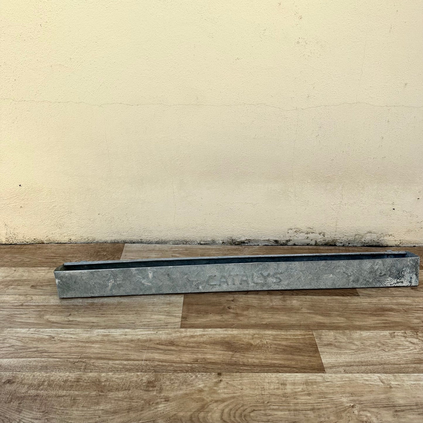 Vintage French Primitive Zinc Metal Country Farm Feeder Planter 1906231 shelf Fleamarketfrance