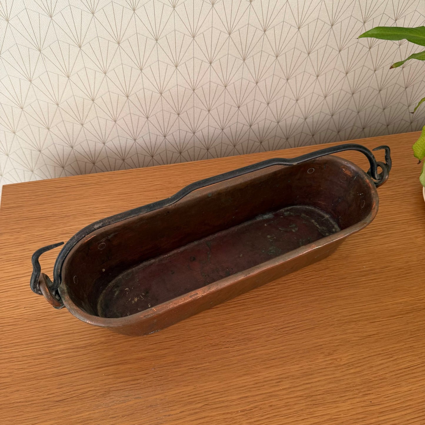 Antique French Copper Fish Kettle Poacher Steamer Kitchen Cookware 03022614 Fleamarketfrance