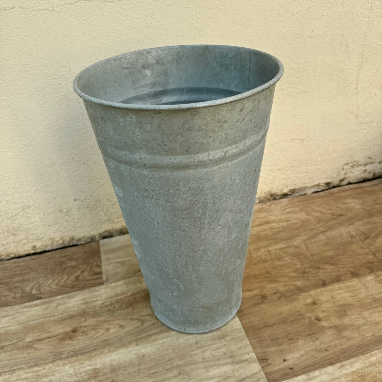 Vintage Florist flower French water pitcher zinc vase 1308259*