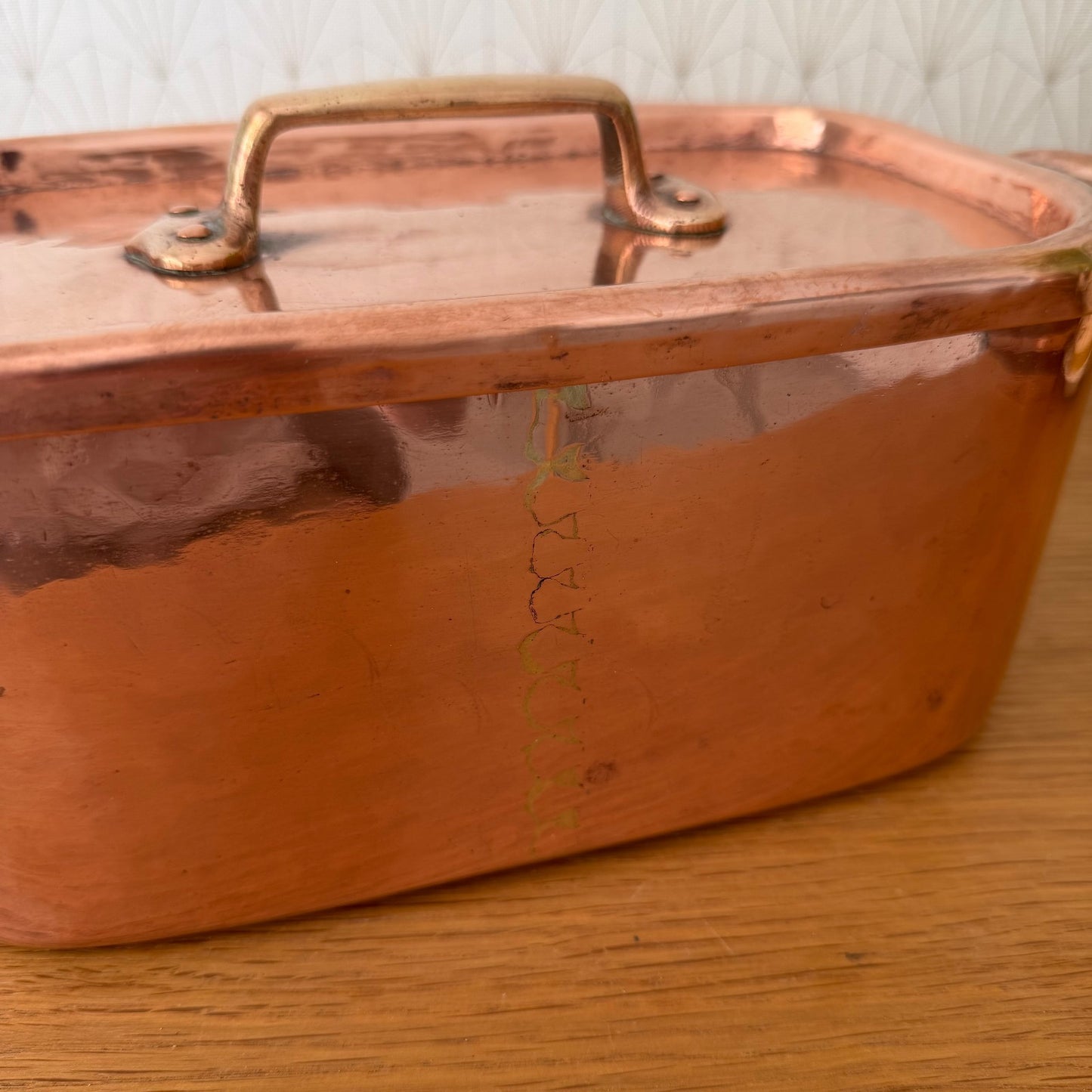 French Copper Daubiere Stock Pot Dovetailed Antique Cookware 0405264 Fleamarketfrance