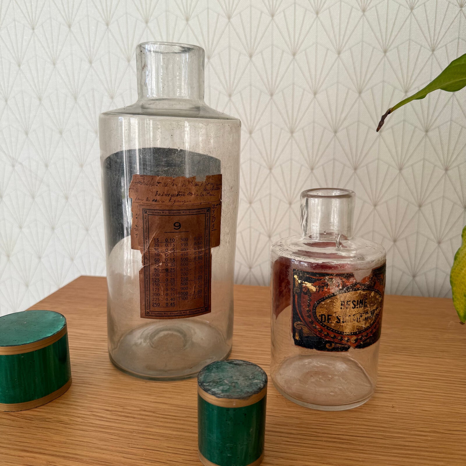 French Apothecary Jars Clear Glass Pharmacy Medicine Bottles 2001252 Fleamarketfrance