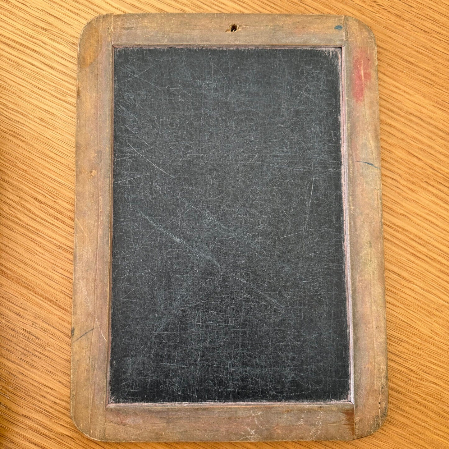 Vintage 2 Sided French Slate Board School Personal Chalk Board Slate 09022518 - Fleamarketfrance