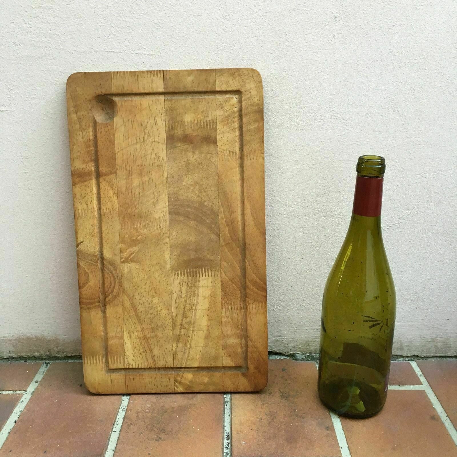 ANTIQUE VINTAGE FRENCH BREAD OR CHOPPING CUTTING BOARD WOOD 311 Unbranded