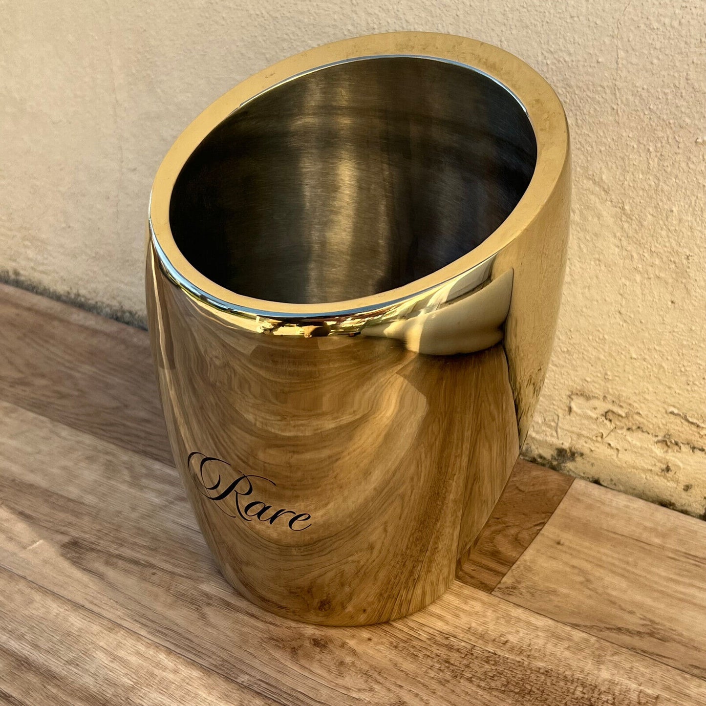 Vintage French Champagne Ice Bucket Cooler RARE PIPER HEIDSIECK GOLD 2710249 MA&DE