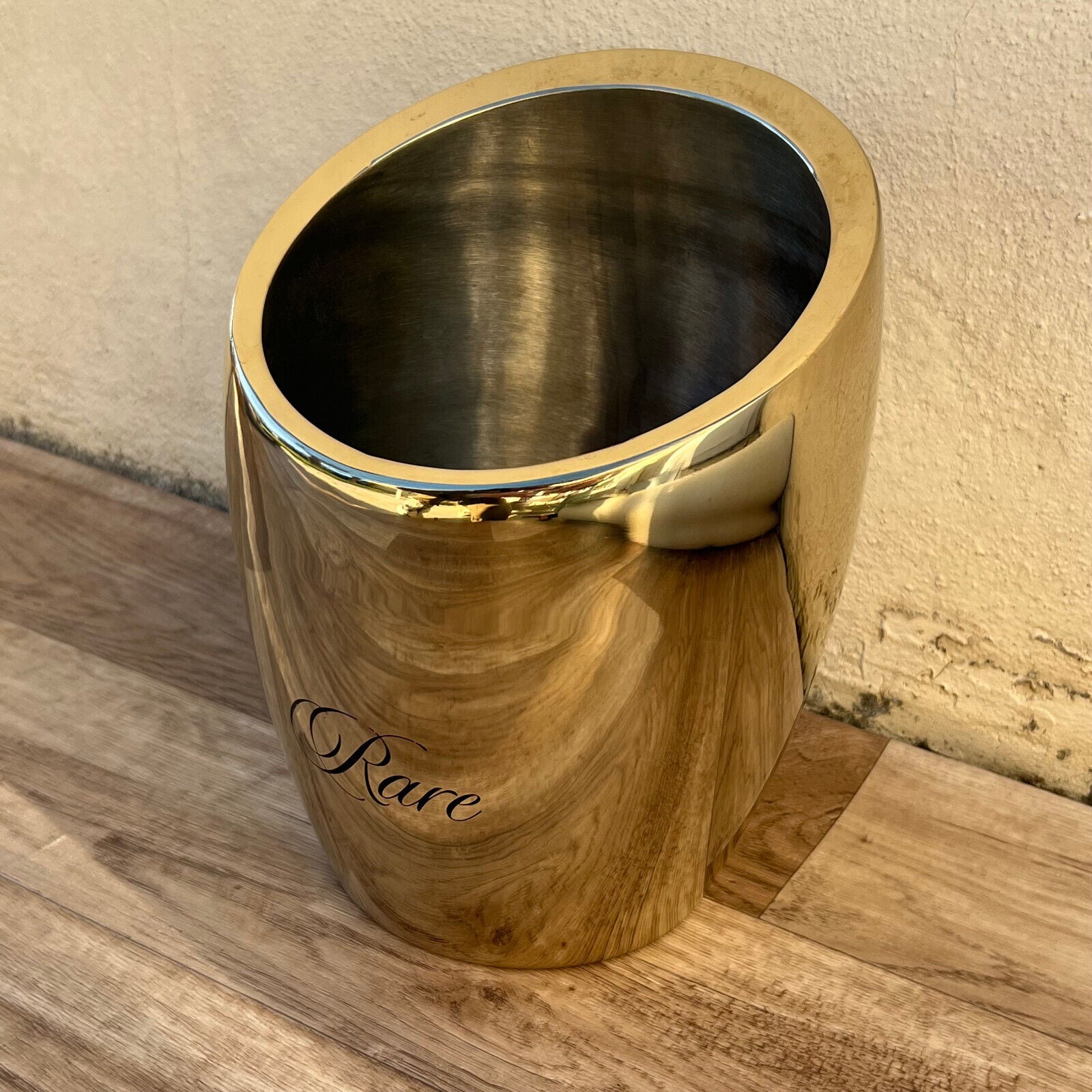 Vintage French Champagne Ice Bucket Cooler RARE PIPER HEIDSIECK GOLD 2710249 MA&DE