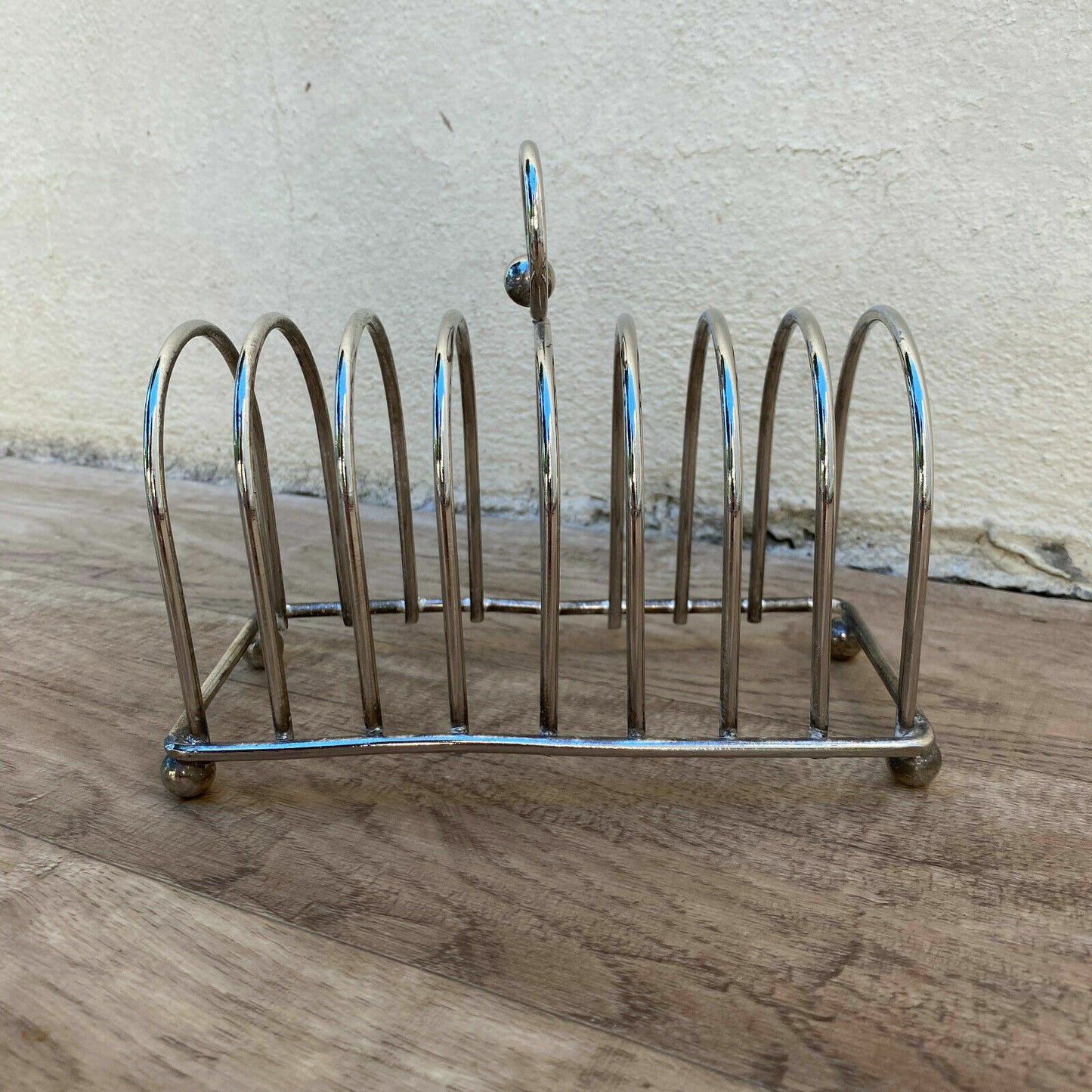 Vintage French Silver Plated Toast Rack Mid Century Tableware 3110215 Fleamarketfrance