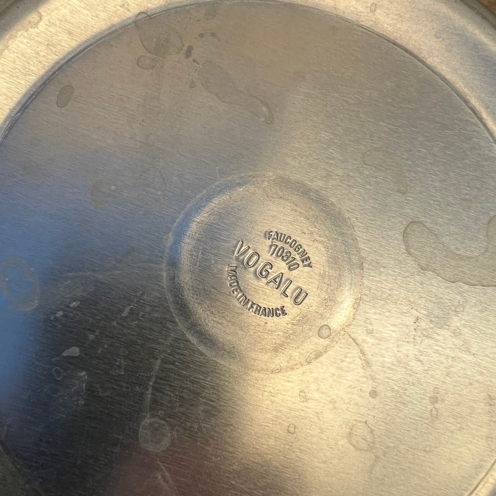 French Champagne Bucket Jacquart Silver Metal Ice Cooler Vintage 27102414 Jacquart