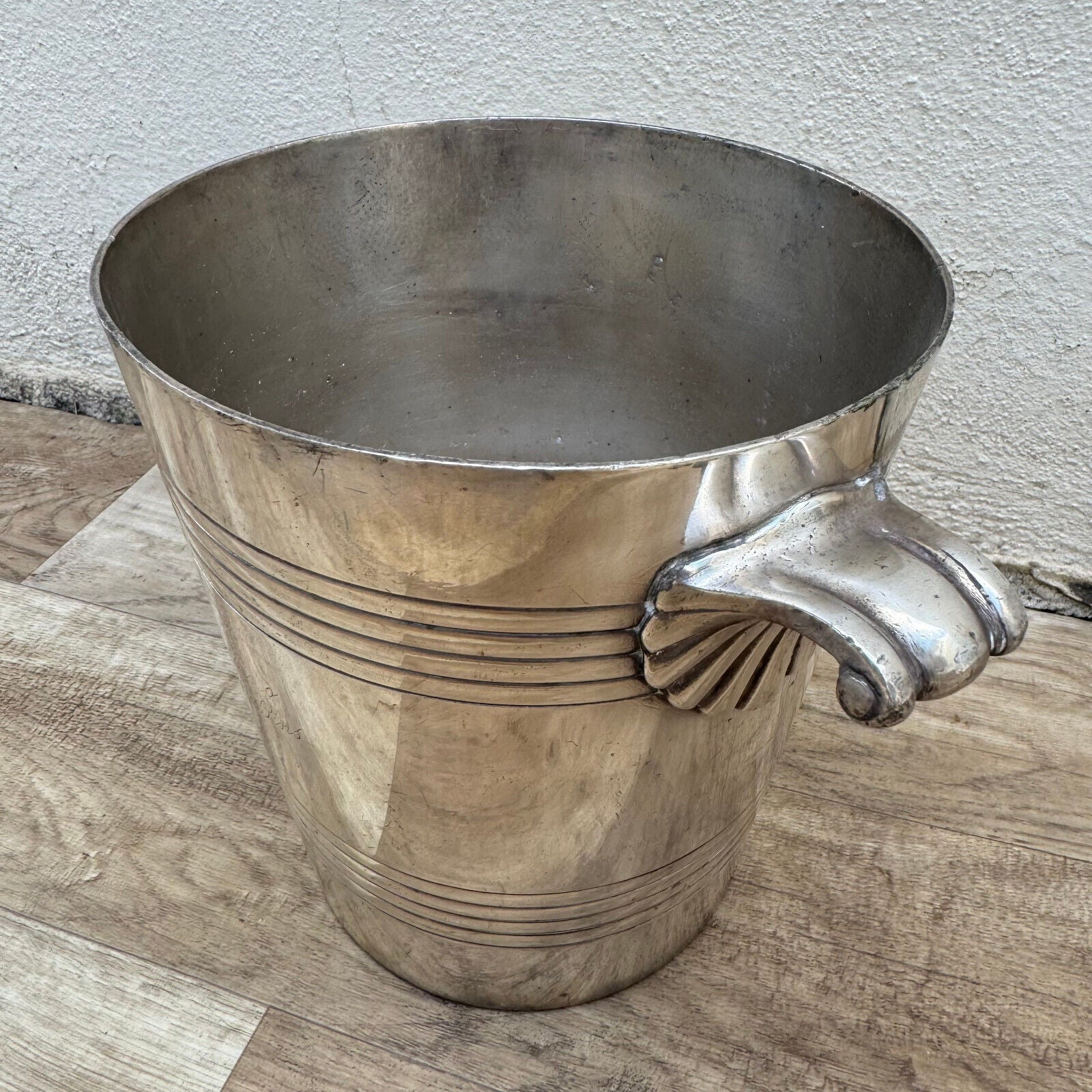 Vintage Champagne Silverplate Ice Bucket Casino Riviera 1012248 - Fleamarketfrance