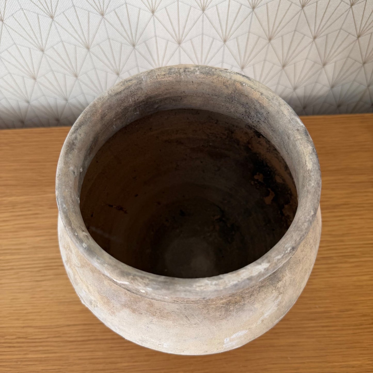 Antique Spanish European Stoneware Pot 19th Century 0107264 Unbranded