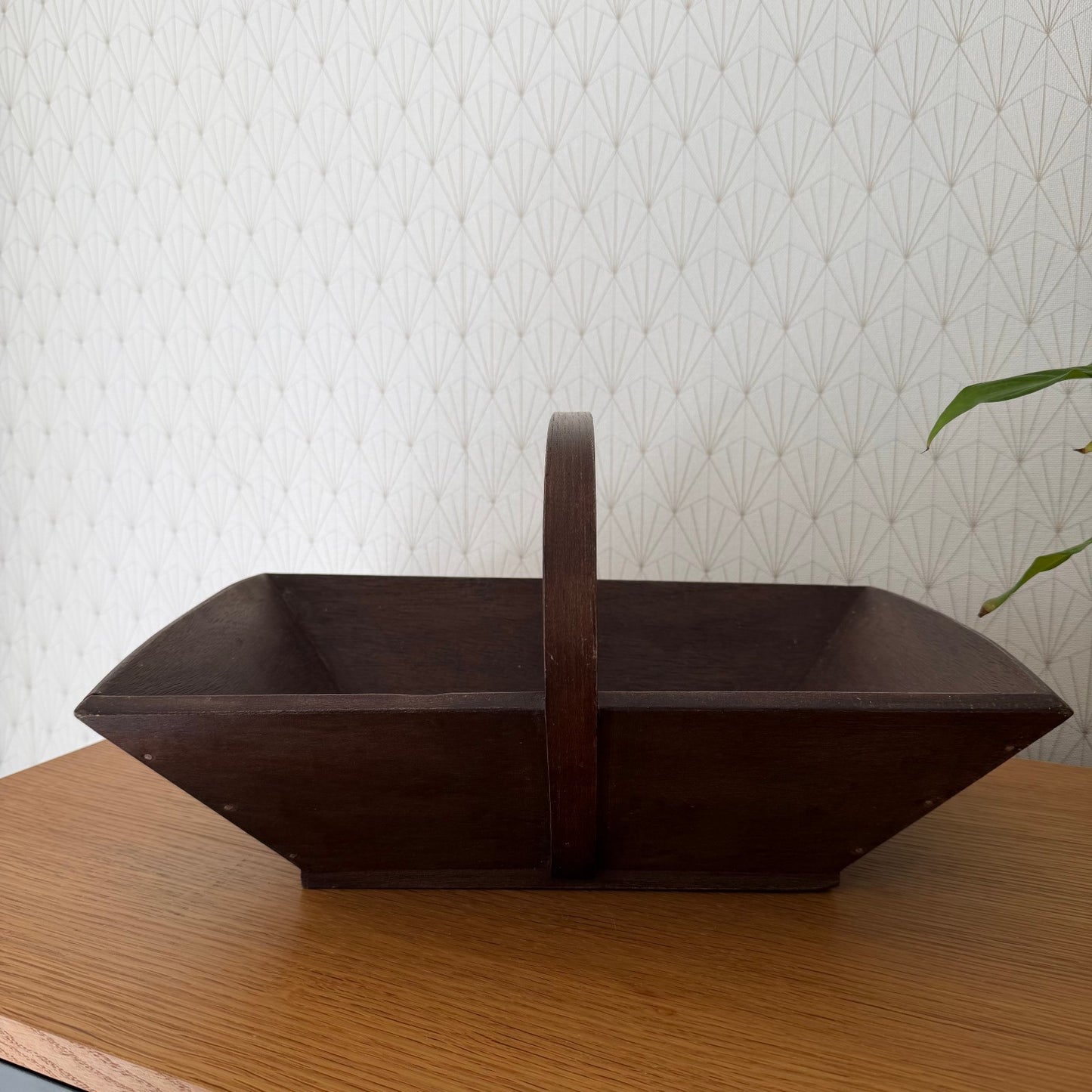 French Wooden Basket market fruits Mushrooms Vintage Wineyard 2010255