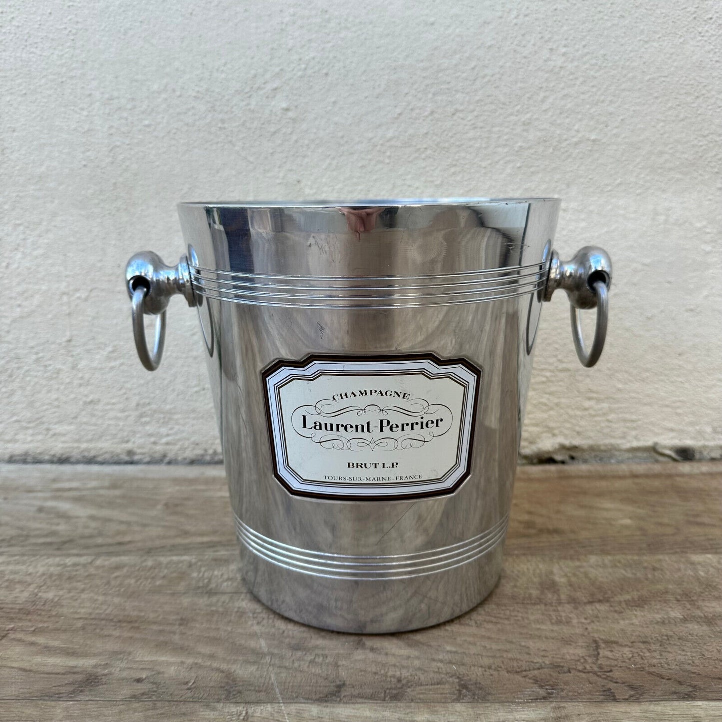 Vintage French Champagne Ice Bucket Cooler Made LAURENT PERRIER 0712235 - Fleamarketfrance