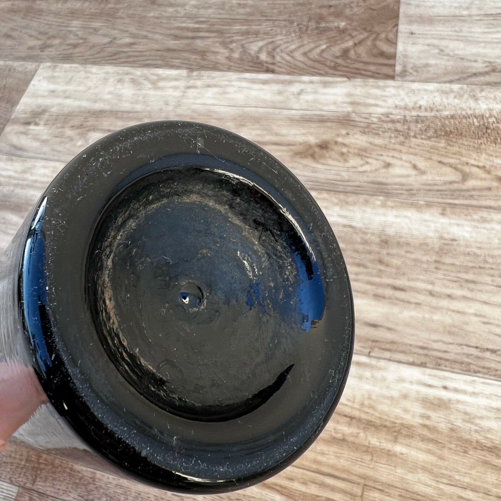 Antique French Wine Bottle Dark Green Glass circa 1900 Brocante 10022214 Fleamarketfrance