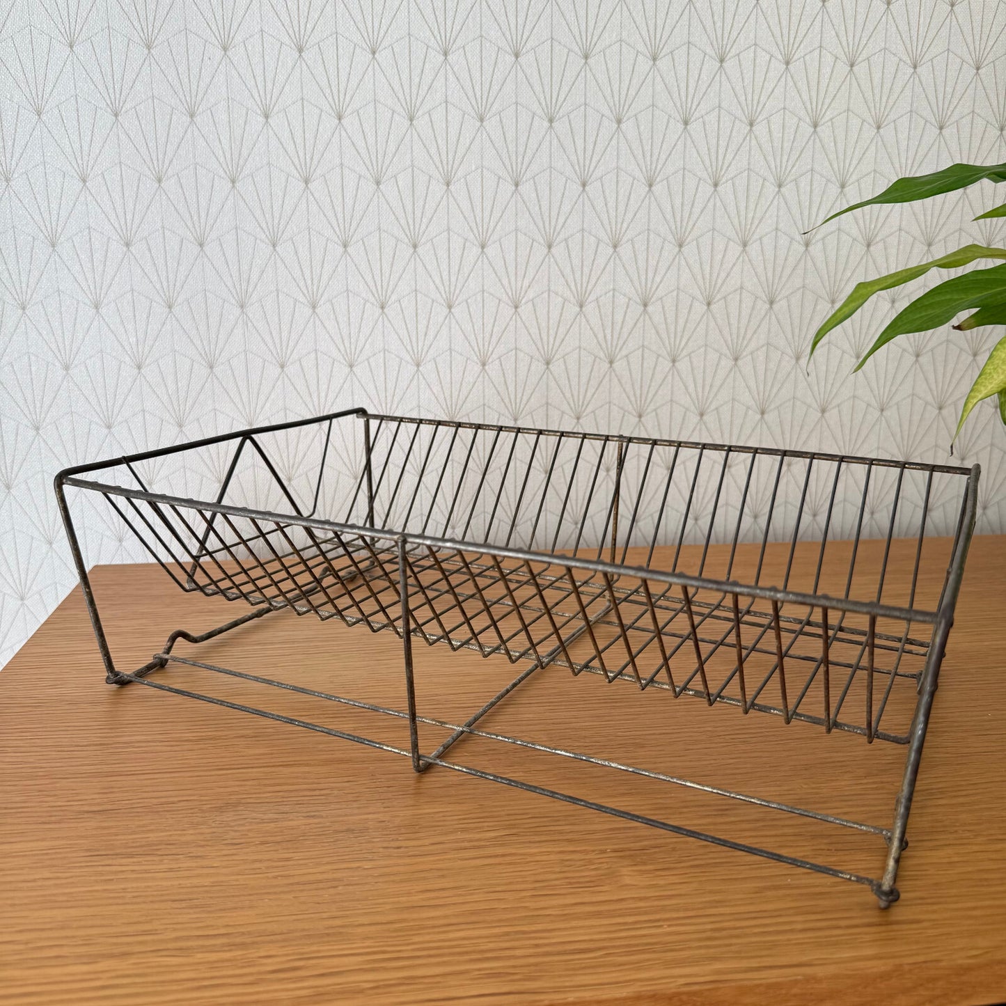 Vintage French Metal Wire Dish Drying Rack Drainer 2006253 Unbranded