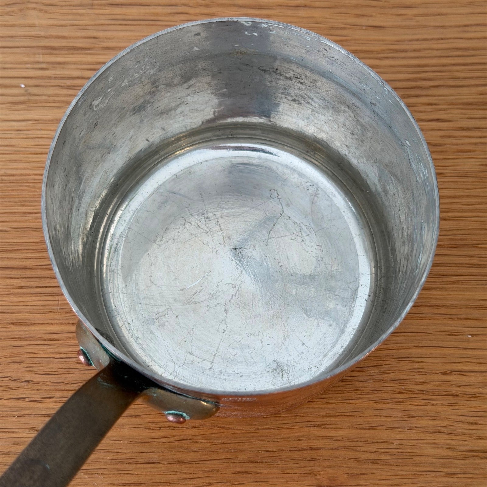 French Copper Mauviel Villedieu Pan Tin Lined Professional 4.7" 1006269 Unbranded