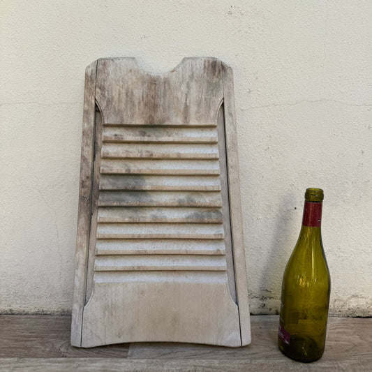 Primitive Antique French Vintage Wood Hand Washboard Wash Board 23092414 - Fleamarketfrance