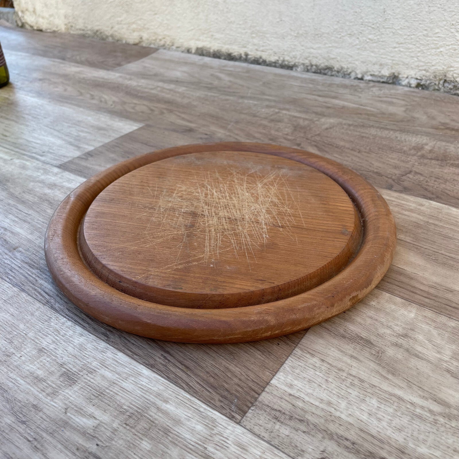 French Wooden Cutting Board Vintage Kitchen Chopping Block 22102413 Antique