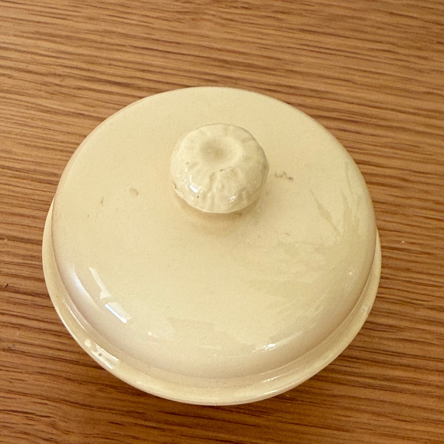 Vintage French Sarreguemines Ceramic Terrine Pot Foie Gras Dish 0112249 Sarreguemines