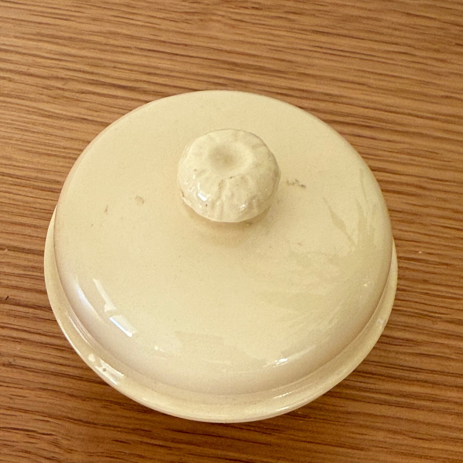 Vintage French Sarreguemines Ceramic Terrine Pot Foie Gras Dish 0112249 Sarreguemines
