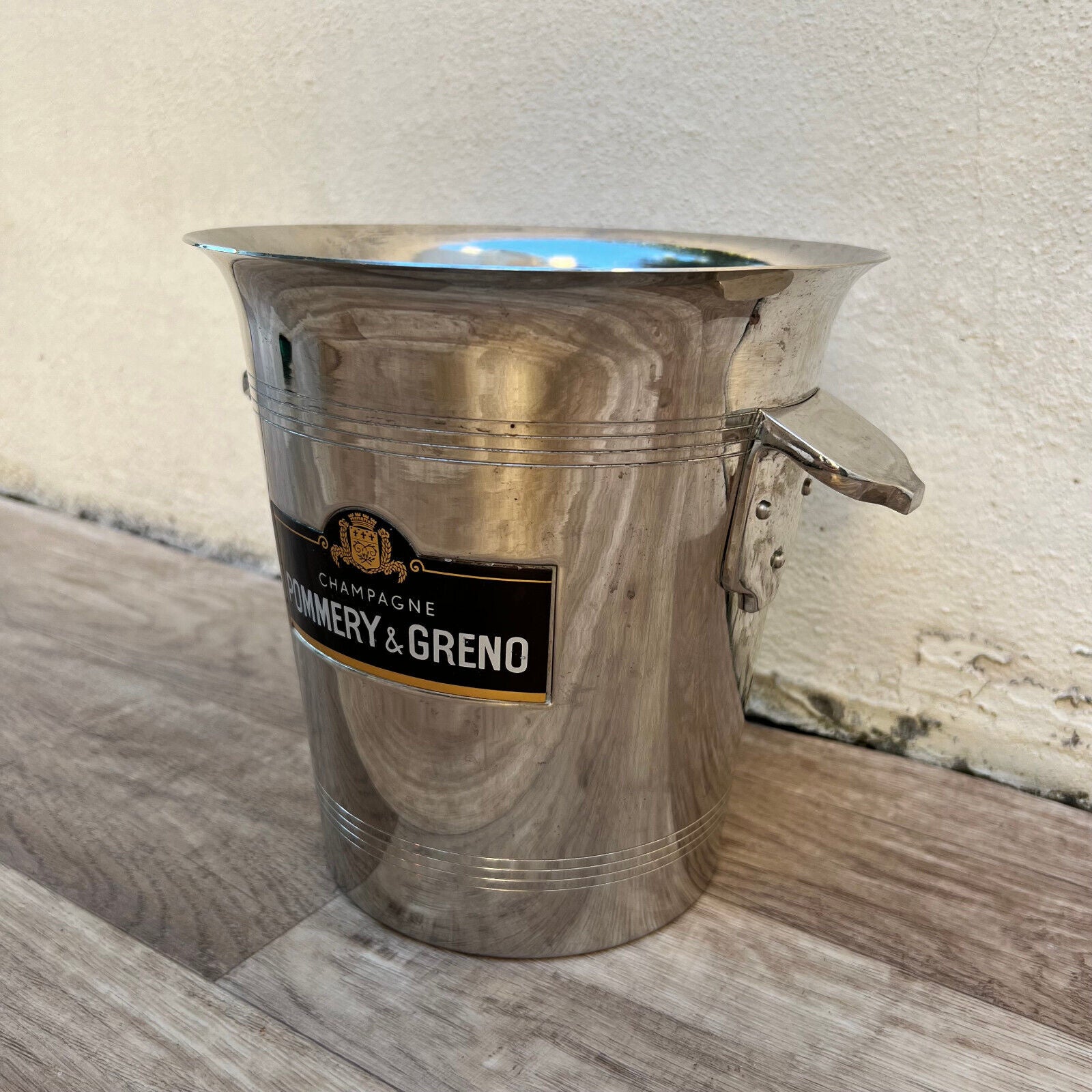 Vintage French Champagne Ice Bucket Cooler Made in France Pomery 21102211 - Fleamarketfrance