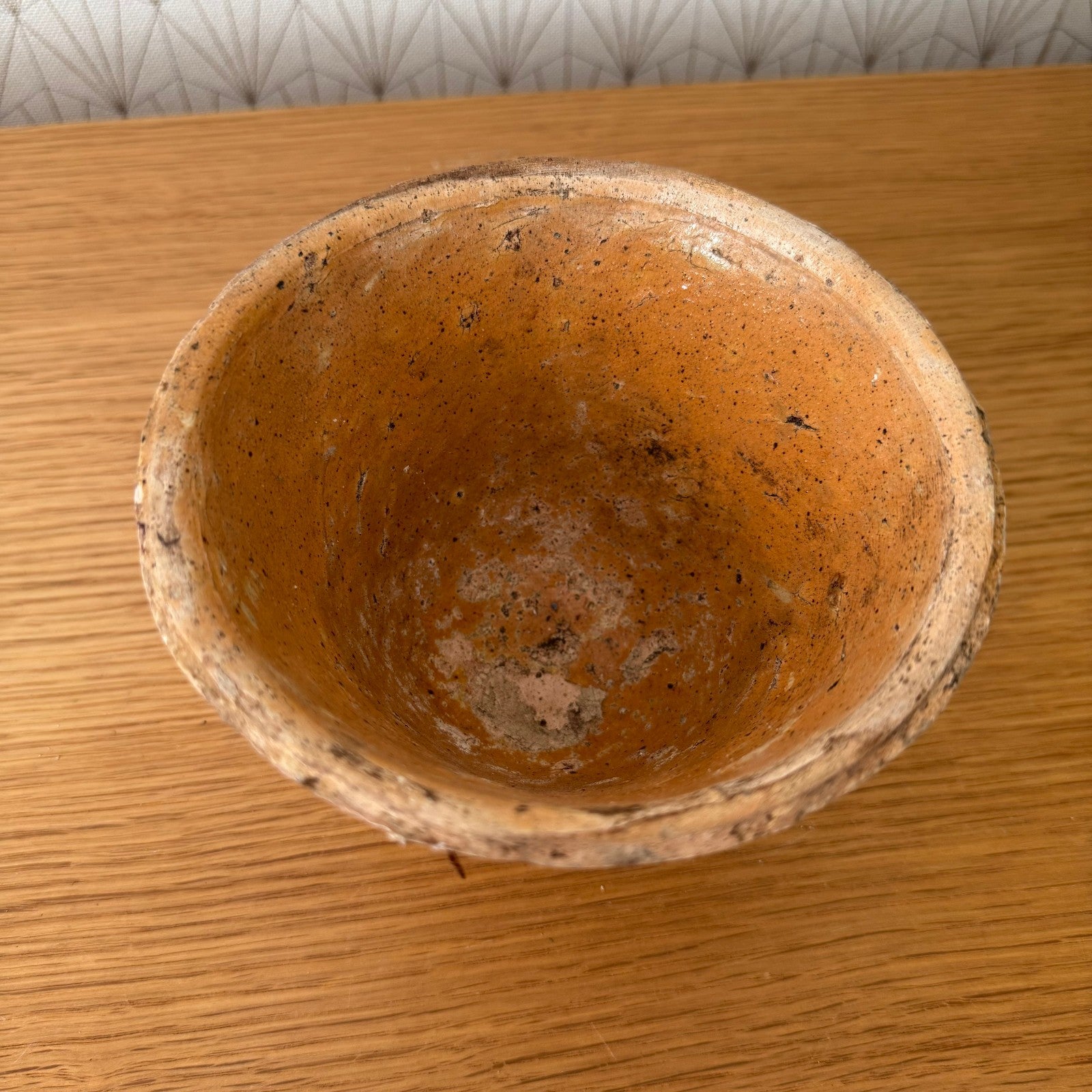 Antique French Resin Pot Tree Sap Collecting Vessel Rustic Pottery 0211253 Unbranded