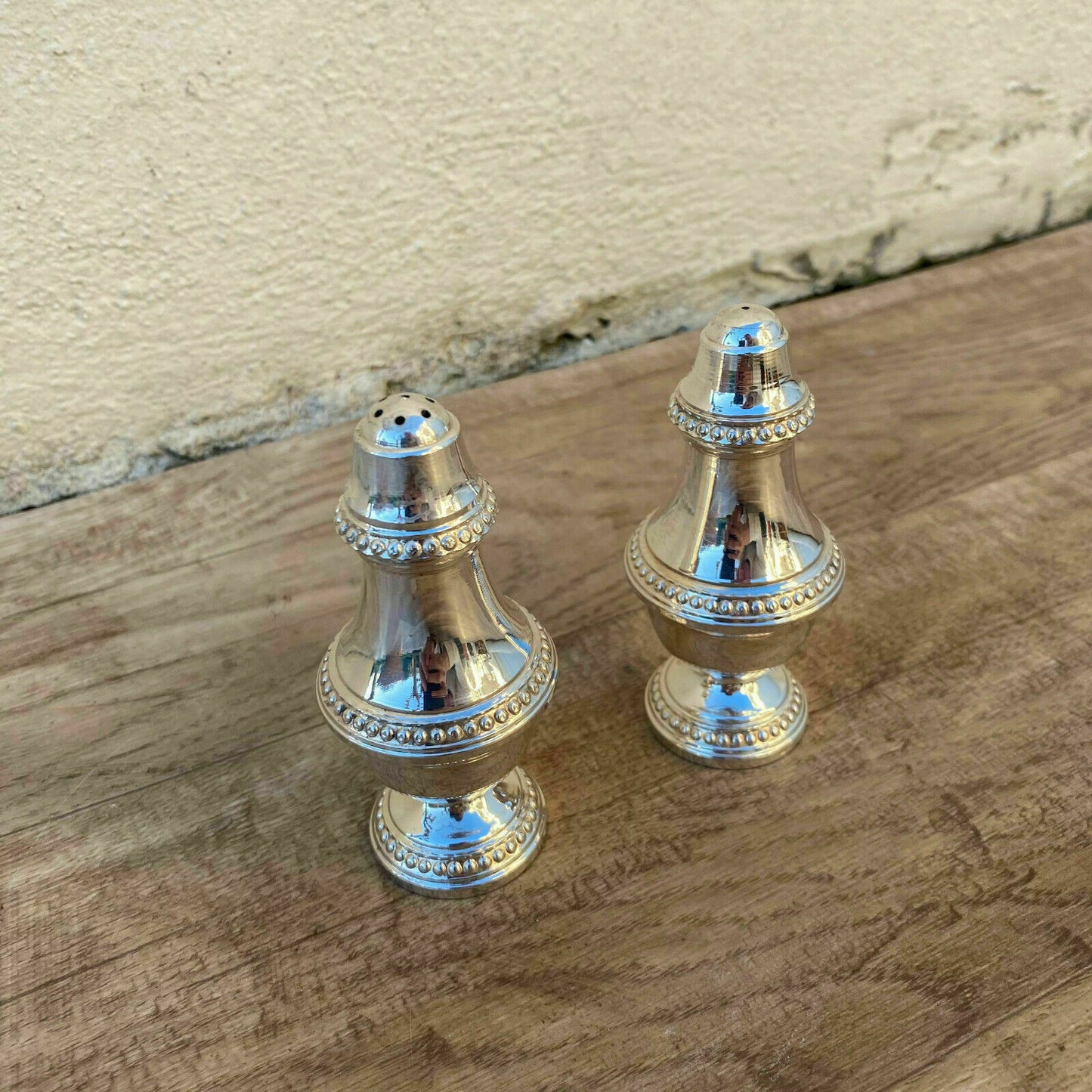 French Silver Cruet Set Salt Pepper Shakers Vintage Farmhouse 27122011 Does Not Apply