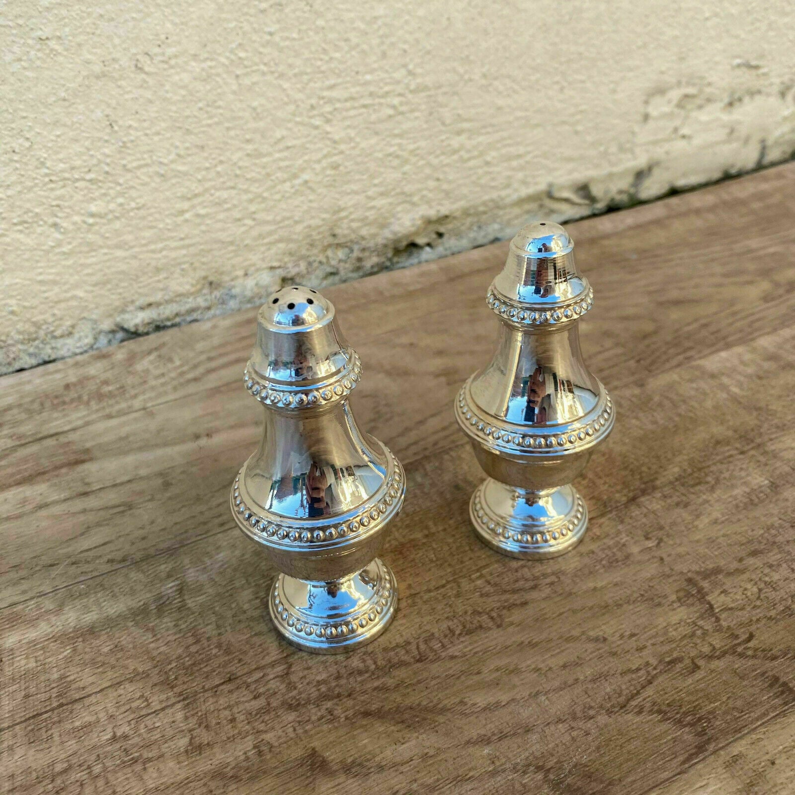 French Silver Cruet Set Salt Pepper Shakers Vintage Farmhouse 27122011 Does Not Apply
