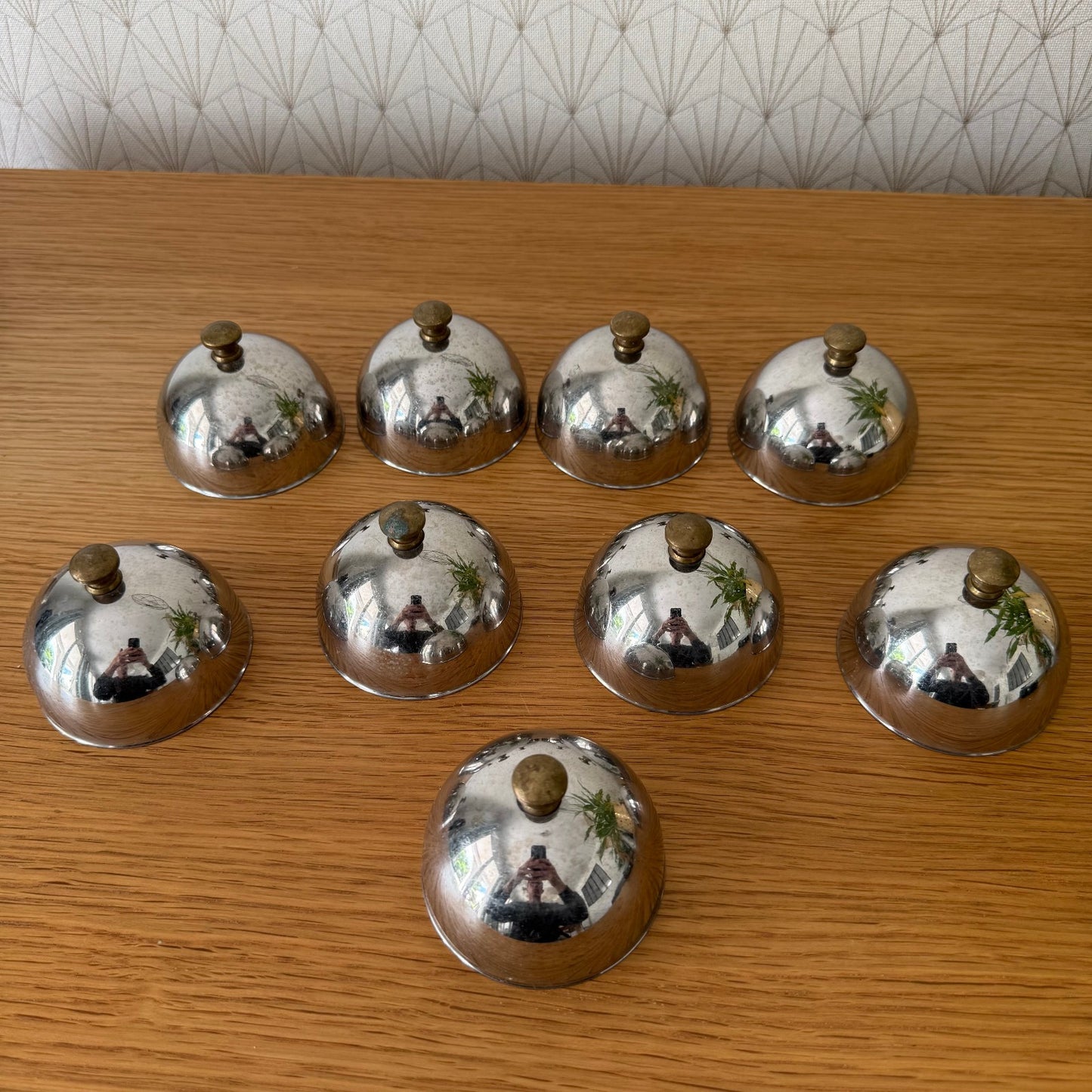 Vintage French Small Inox Bell Cloche Dome Butter Cheese 30072513