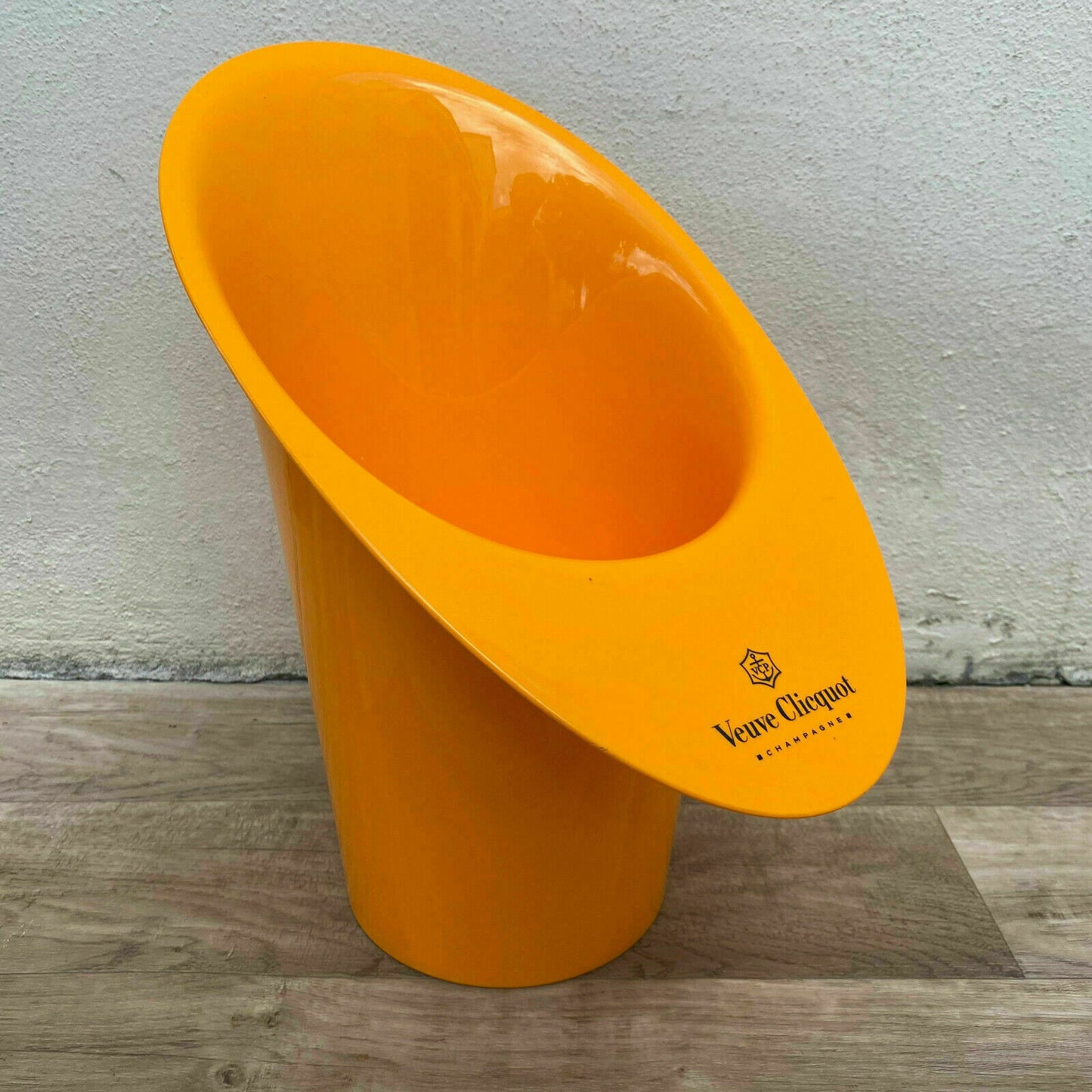 Vintage French Champagne French Ice Bucket Cooler Orange VEUVE CLICQUOT 1807211 - Fleamarketfrance