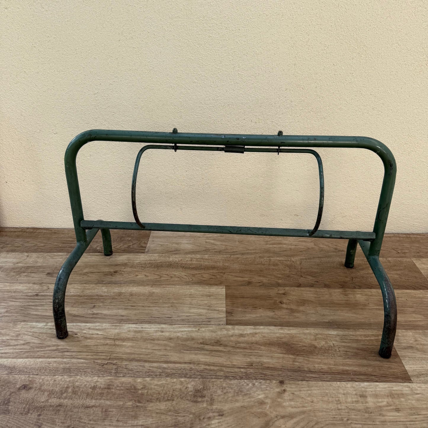 French Florist Paper Roll Dispenser Vintage Metal Wrapping Holder 1950s 1606252 Fleamarketfrance