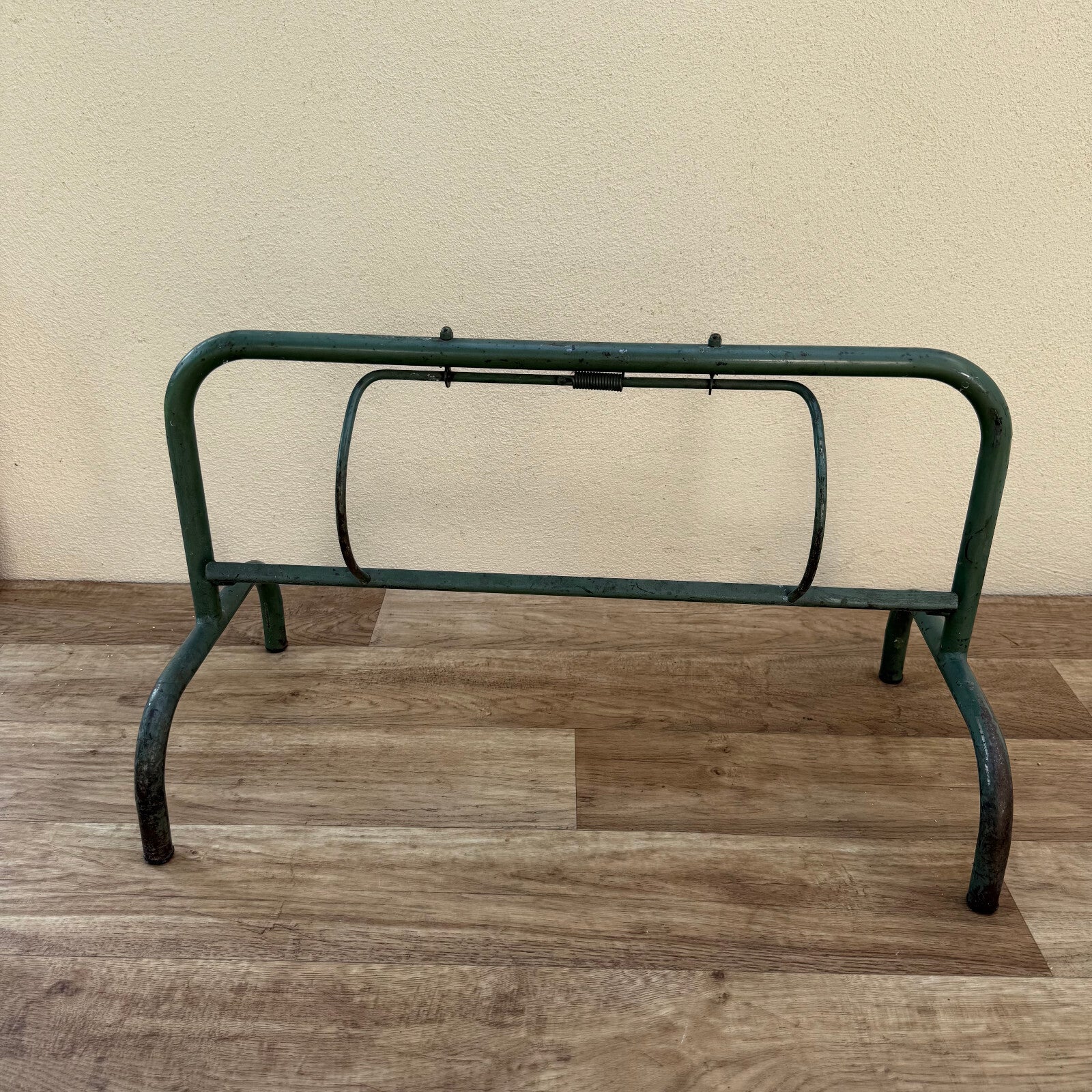 French Florist Paper Roll Dispenser Vintage Metal Wrapping Holder 1950s 1606252 Fleamarketfrance