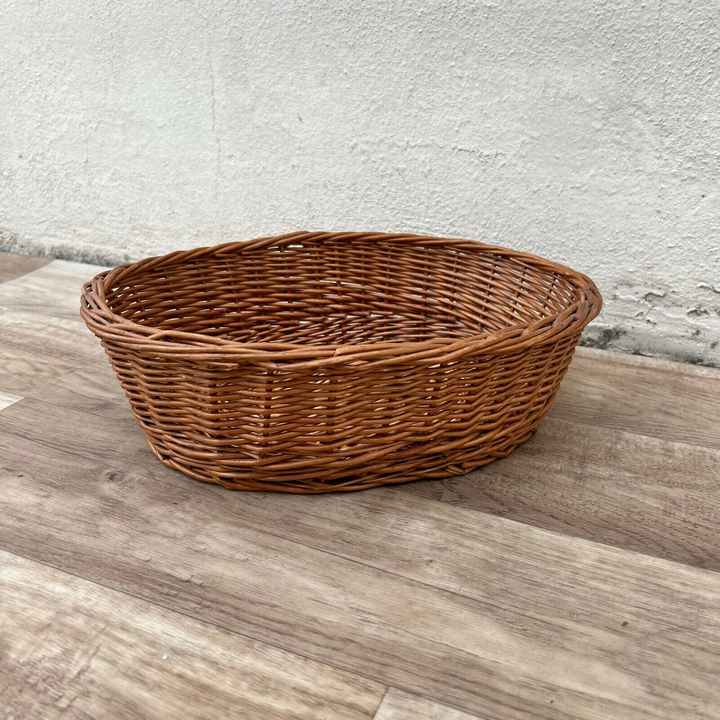 Vintage French Wicker BAGUETTE BREAD BASKET 13052213 - Fleamarketfrance