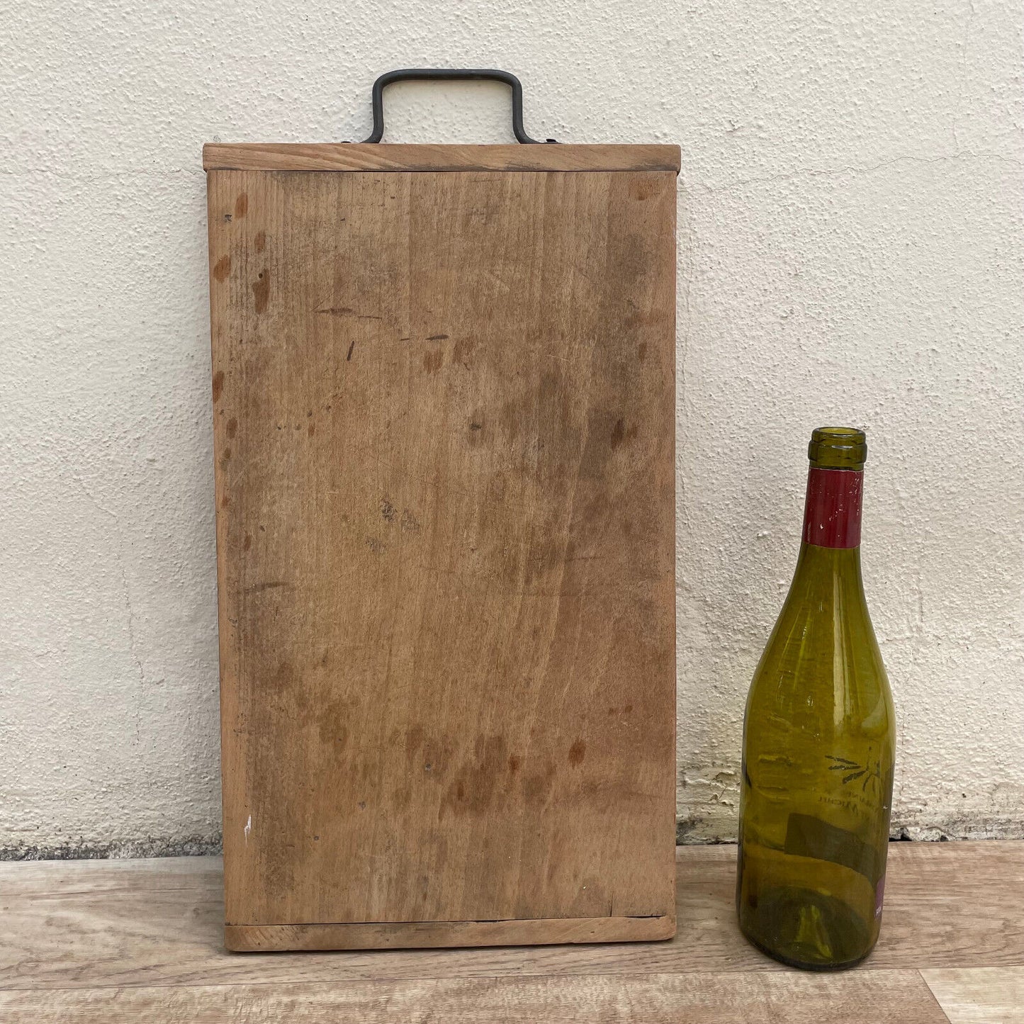 ANTIQUE VINTAGE FRENCH BREAD OR CHOPPING CUTTING BOARD WOOD 1803256