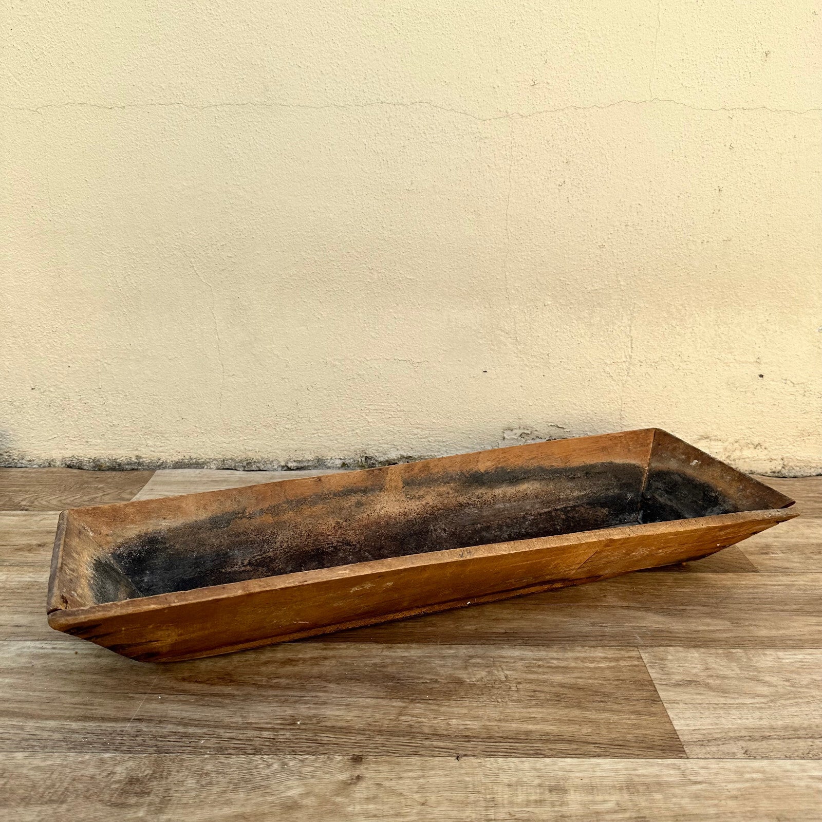 Vintage French Bread Basket Wood Baguette Trough 1950s Rustic 10022414 Fleamarketfrance