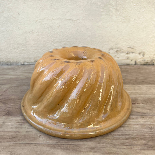 Antique French Stoneware Bundt Mold Kugelhopf Baking Pan Pottery 2509227 Fleamarketfrance