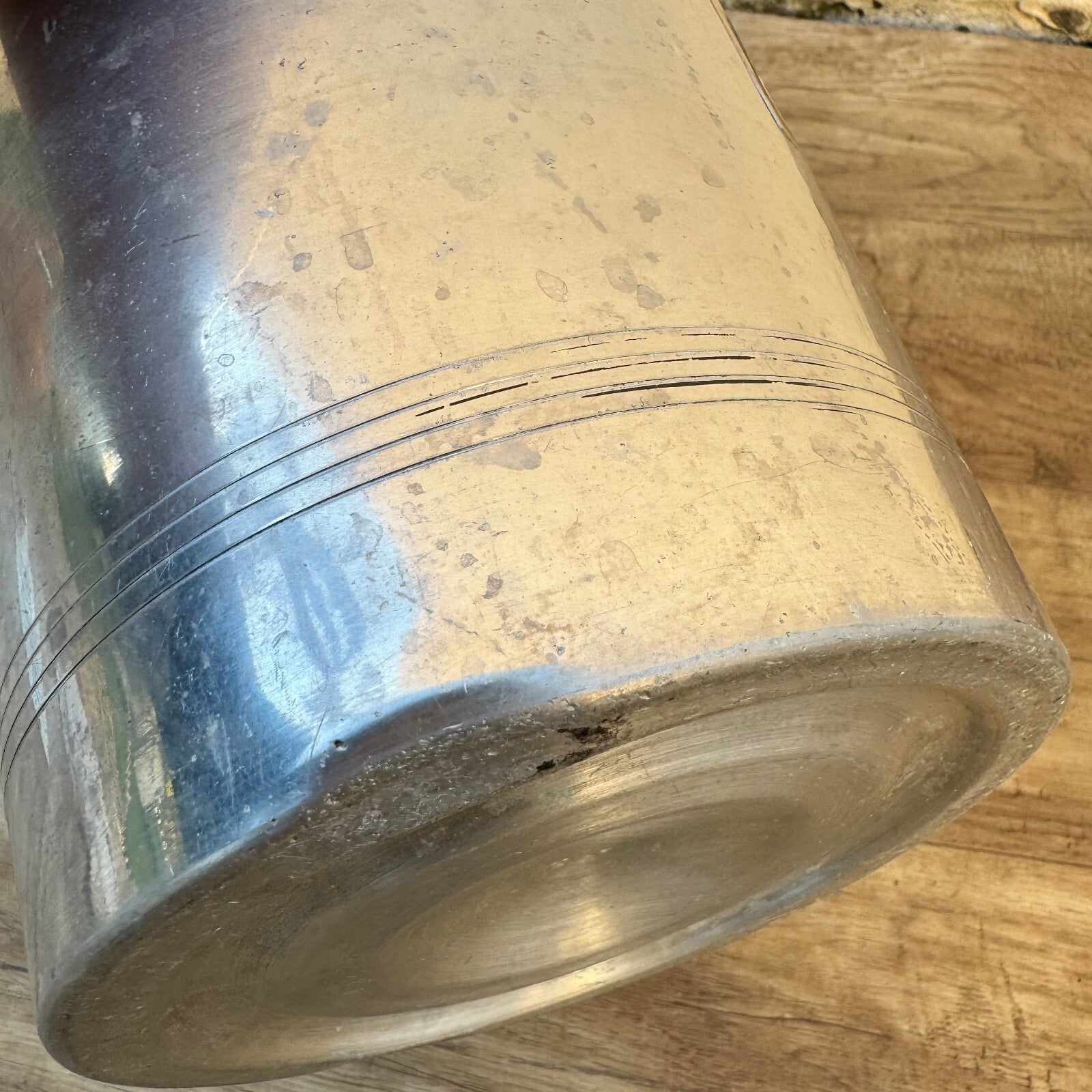 Vintage French Champagne Bucket Ch Roedinger Aluminum Ice Cooler 2410236 Ch. Roedinger